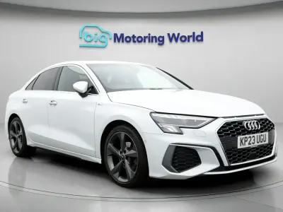 Used Audi A3 S-Line 150 HP (110 kW) 2023 White Sedan
