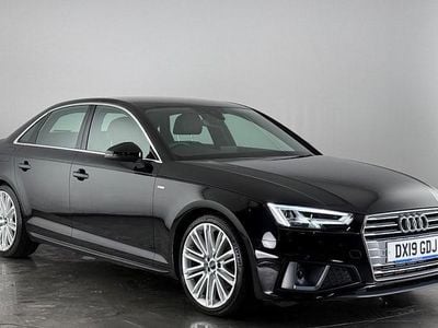 Used Audi A4 S-Line 150 HP (110 kW) 2019 Black Sedan