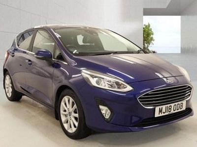 Used Ford Fiesta Titanium 100 HP (73 kW) 2018 Blue Hatchback