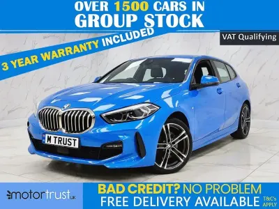 Used BMW 118 M Sport 136 HP (100 kW) 2022 Blue Hatchback