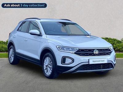 White Used 2022 VW T-Roc Life SUV | £17,236 (Fair price)