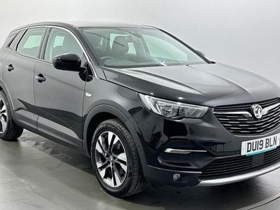 Used Vauxhall Grandland X Sport 131 HP (96 kW) 2019 Black SUV
