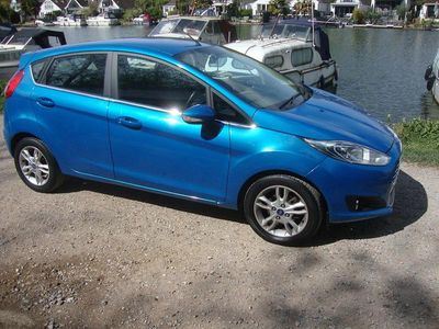 Used Ford Fiesta Zetec 2014 Blue Hatchback
