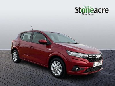 Red Used 2023 Dacia Sandero Expression Hatchback | £10,157 (Fair price)