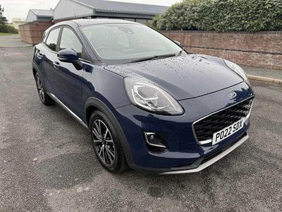 Used Ford Puma Titanium 2022 Blue Hatchback