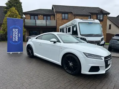 Begagnad Audi TT S-Line 184 HK (135 kW) 2016 Vit Sportkupé