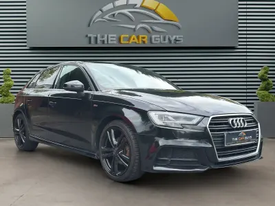 Used Audi A3 S-Line 110 HP (80 kW) 2016 Black Hatchback