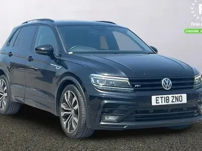 Used VW Tiguan R-line 150 HP (110 kW) 2018 Black SUV
