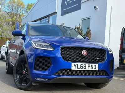 Used Jaguar E-Pace R-Dynamic 200 HP (147 kW) 2018 Blue SUV