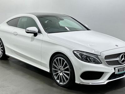 Used Mercedes C300 AMG Line Premium 245 HP (180 kW) 2018 White Coupe
