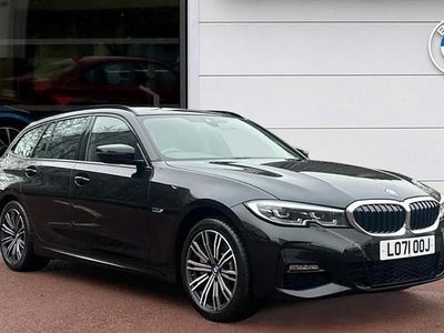 Used BMW 330e M Sport 288 HP (211 kW) 2021 Black Estate