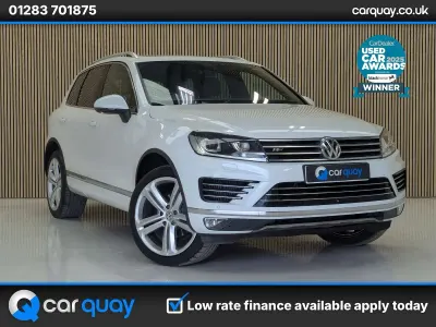 Used VW Touareg R-line Plus 262 HP (192 kW) 2017 White SUV