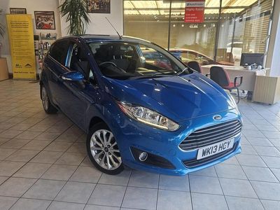 Used Ford Fiesta Zetec 75 HP (55 kW) 2013 Blue Hatchback