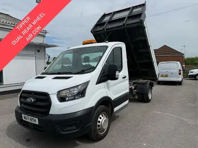 Used Ford Transit 130 HP (95 kW) 2021 White Cabriolet