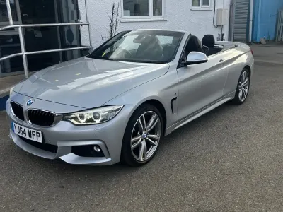 Used BMW 420 Cabriolet M Sport 2014 Silver Cabriolet
