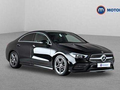 Begagnad Mercedes CLA180 AMG line 136 HK (100 kW) 2021 Svart Sedan