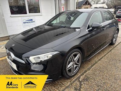 Used Mercedes A200 AMG line 163 HP (119 kW) 2018 Black Hatchback