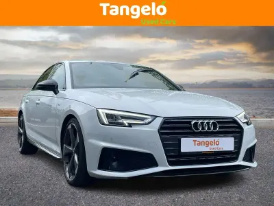 Used Audi A4 Black Edition 190 HP (139 kW) 2019 White Sedan