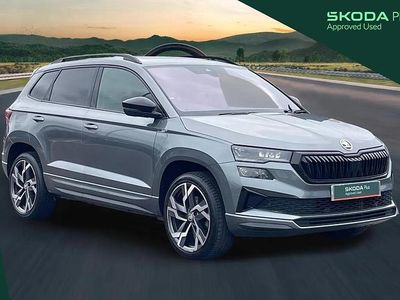 Used Skoda Karoq SportLine 150 HP (110 kW) 2023 Graphite grey metallic SUV
