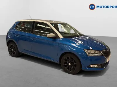 Used Skoda Fabia Colour Edition 95 HP (69 kW) 2020 Blue Hatchback