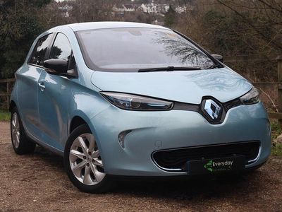 Used Renault Zoe Dynamique 64 kW (88 HP) 2014 Blue Hatchback