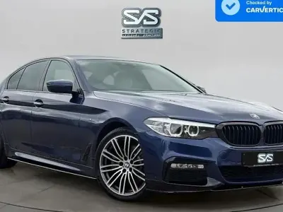 Used BMW 520 M Sport 190 HP (139 kW) 2017 Blue Sedan