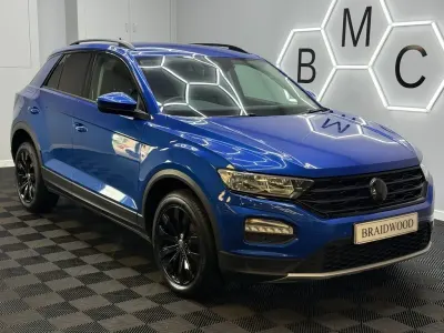 Used VW T-Roc SE 150 HP (110 kW) 2021 Blue SUV