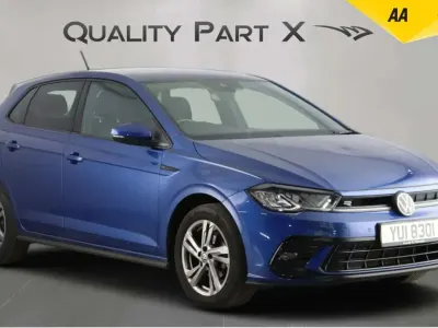 Used VW Polo R-line 95 HP (69 kW) 2023 Blue Hatchback