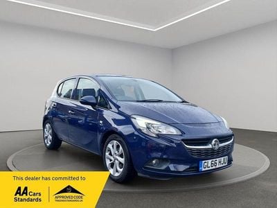 Used Vauxhall Corsa 90 HP (66 kW) 2016 Blue Hatchback