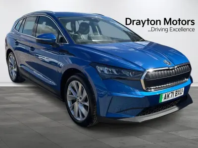 Used Skoda Enyaq iV ecoSuite 131 kW (179 HP) 2021 Blue SUV