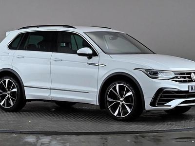 White Used 2021 VW Tiguan R-line SUV | £23,998 (Fair price)