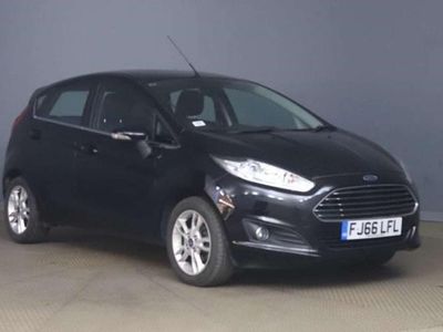 Used Ford Fiesta Zetec 2017 Black Hatchback