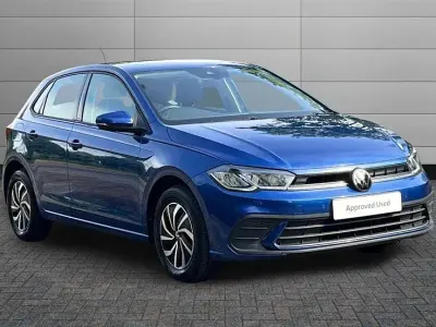 Used VW Polo Life 95 HP (69 kW) 2022 Blue Hatchback