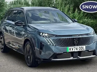 Used Peugeot e-5008 GTi 156 kW (213 HP) 2024 Blue SUV