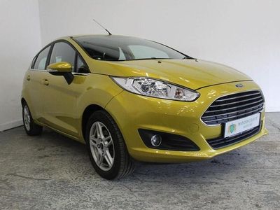 Used Ford Fiesta Zetec 2013 Yellow Hatchback