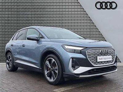 Used Audi Q4 e-tron S-Line 219 kW (299 HP) 2022 Blue SUV