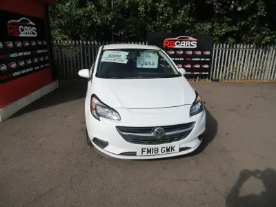 Used Vauxhall Corsa 95 HP (69 kW) 2018 White Hatchback