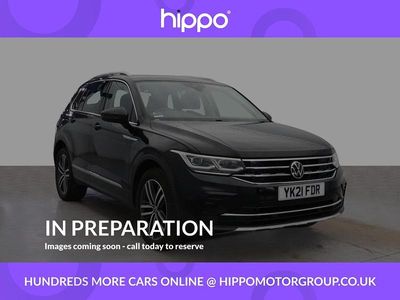 Black Used 2021 VW Tiguan Elegance SUV | £21,787 (Fair price)