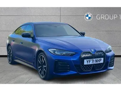 Used BMW i4 M Sport 400 kW (544 HP) 2022 Blue Sedan