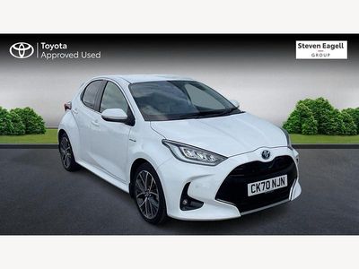 Used Toyota Yaris Hybrid 2020 White Hatchback