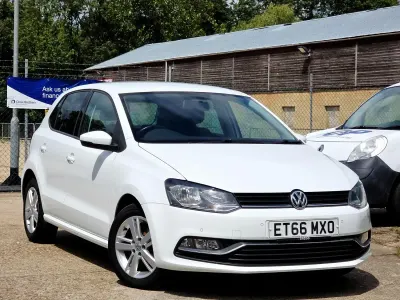 Used VW Polo Match 90 HP (66 kW) 2017 White Hatchback