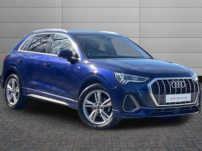 Used Audi Q3 S-Line 150 HP (110 kW) 2023 Navarra blue SUV
