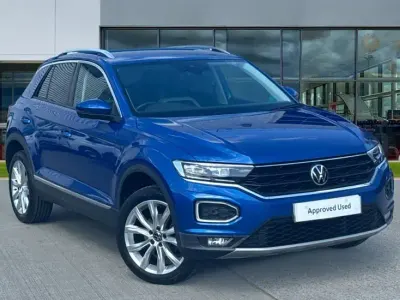 Used VW T-Roc SEL 150 HP (110 kW) 2021 Ravenna blue SUV