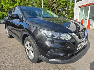 Begagnad Nissan Qashqai Acenta 110 HK (80 kW) 2017 Svart SUV