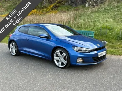 Used VW Scirocco R-line 2015 Blue Coupe