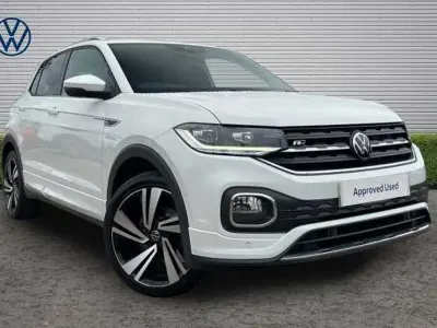 Used VW T-Cross R-line 110 HP (80 kW) 2022 White SUV