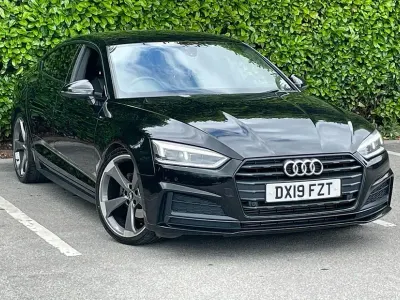 Used Audi A5 Sportback Black Edition 150 HP (110 kW) 2019 Black Hatchback