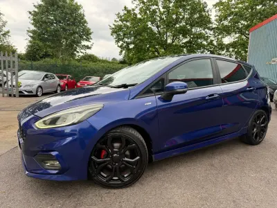 Second-hand Ford Fiesta ST-Line X 2018 Albastru Hatchback
