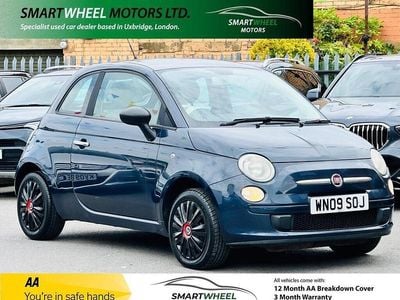 Blue Used 2009 Fiat 500 Pop Hatchback | £1,840 (Good price)