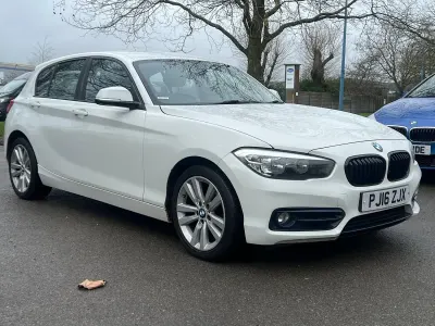 Used BMW 116 Sport Line 2016 White Hatchback